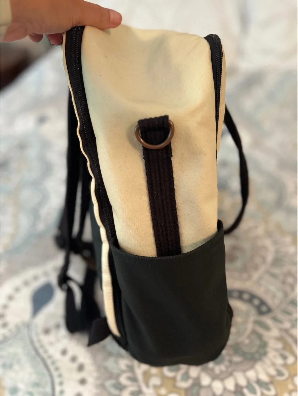 Petunia Pickle Bottom Two-Tone Canvas Backpack